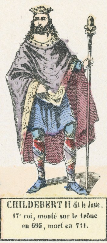 Childebert II called the Just by French School