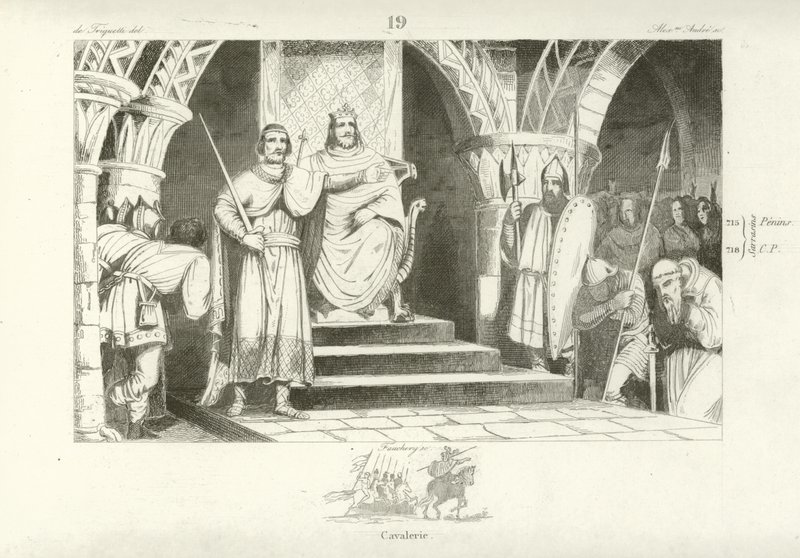 Chilperic II, King of the Franks by French School