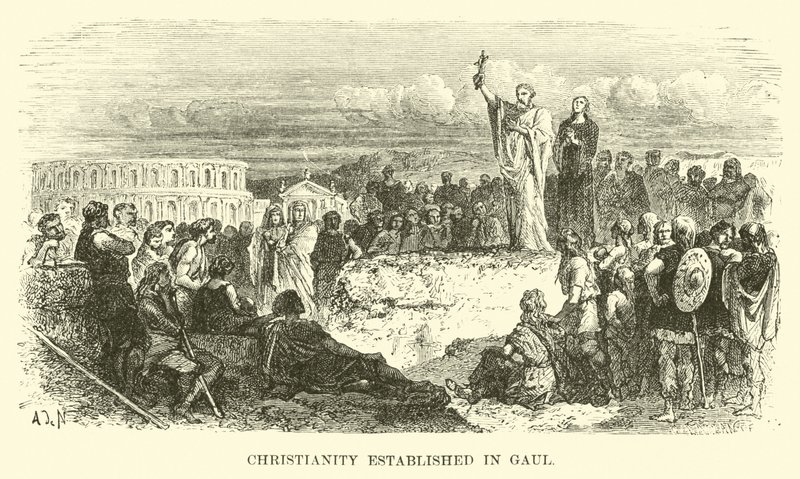 Christianity Established in Gaul by French School