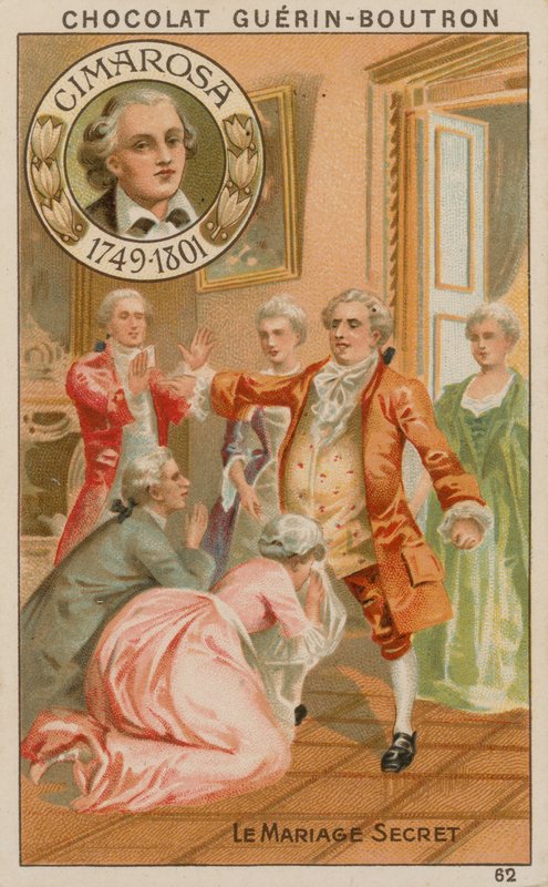 Cimarosa, The Secret Marriage by French School