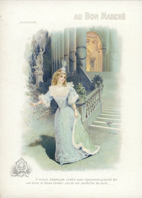Cinderella Fleeing the Ball by French School