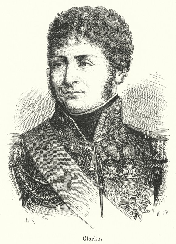 Clarke (engraving) by French School