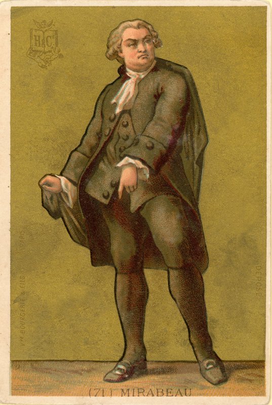 Comte de Mirabeau by French School