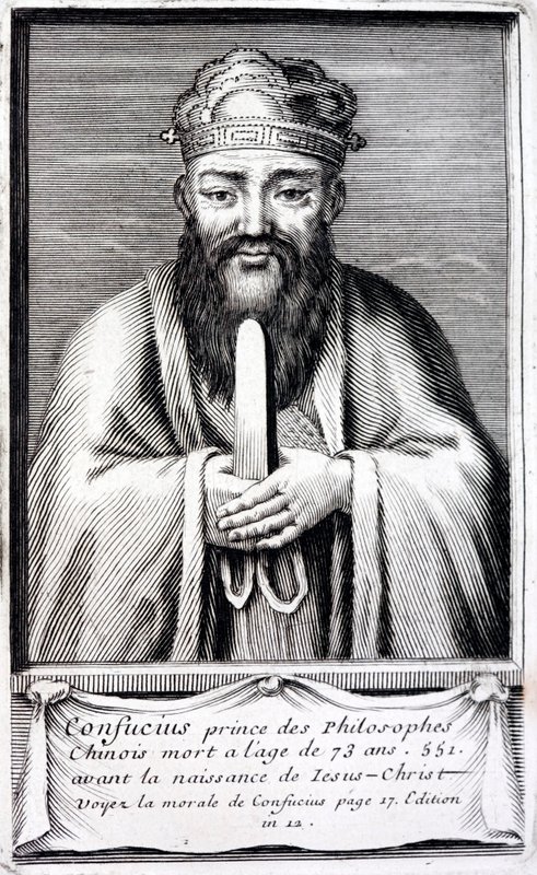 Confucius, ancient Chinese philosopher by French School