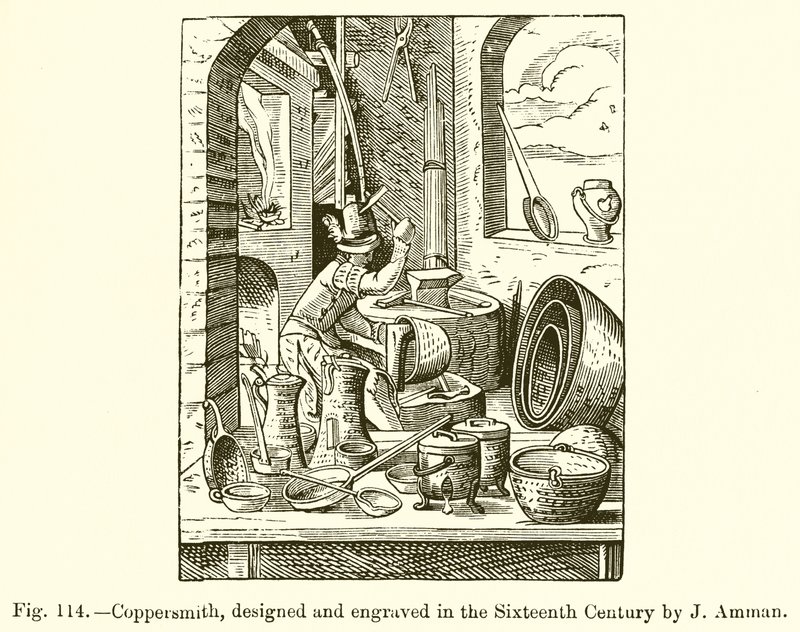 Coppersmith by French School