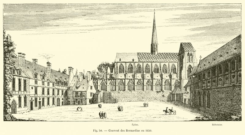 Convent of the Bernardins in 1650 by French School