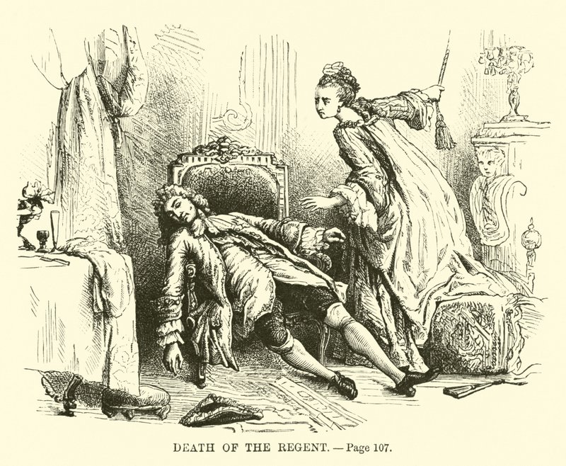 Death of the Regent by French School