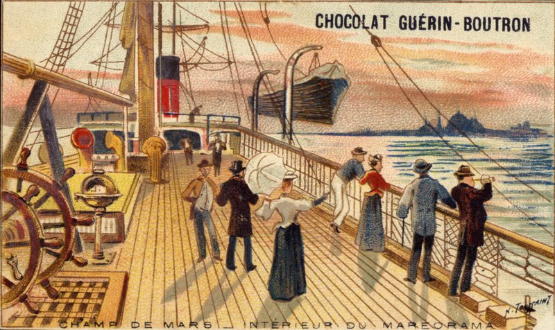Deck on Ship by French School