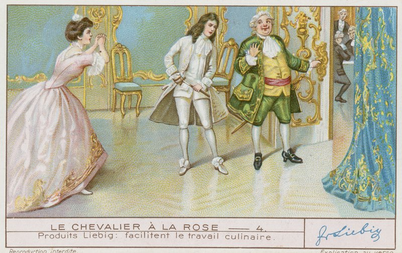 The Knight of the Rose by French School
