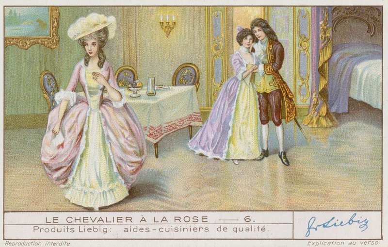 The Knight of the Rose by French School