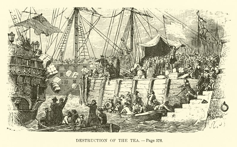 Destruction of the Tea by French School