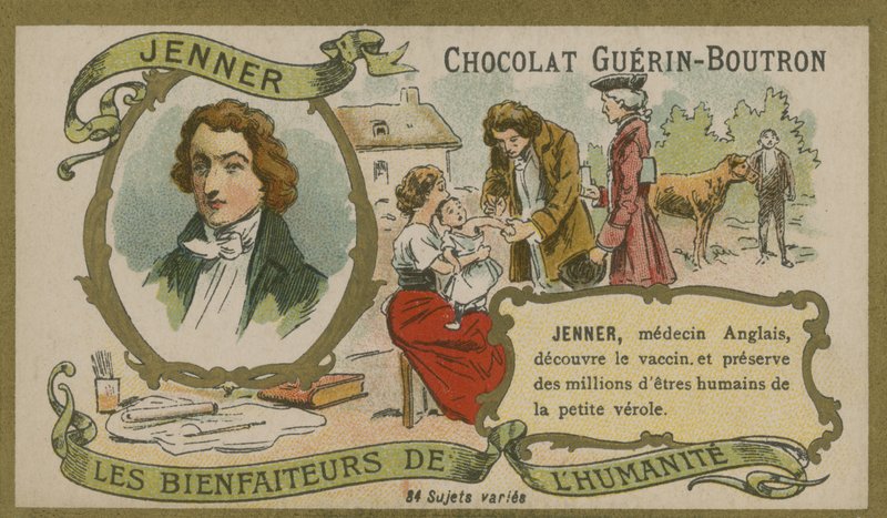 Edward Jenner by French School