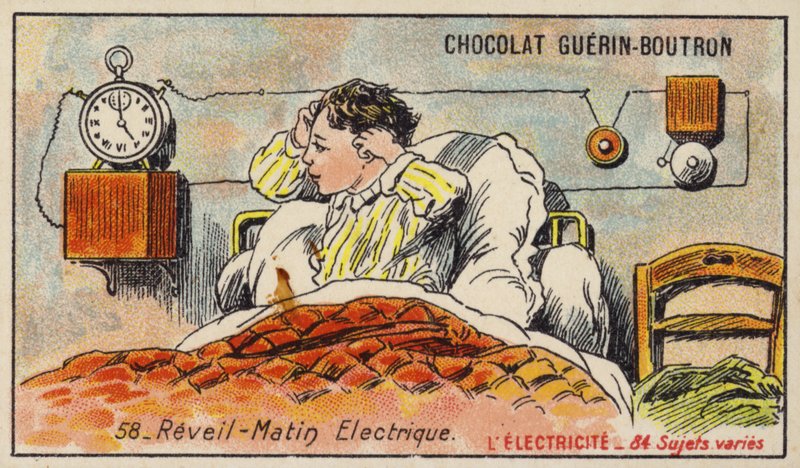 Electric alarm clock by French School