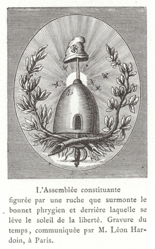 Emblem of the Constituent Assembly by French School