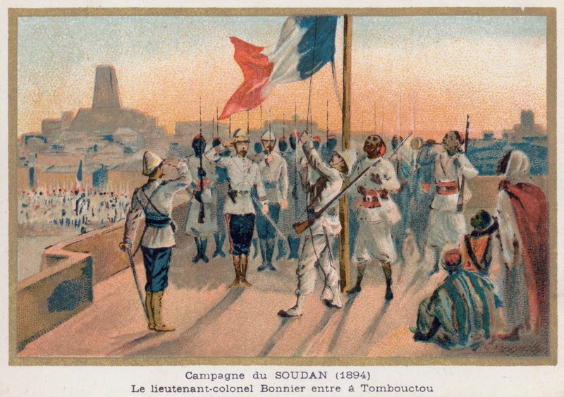 Entry of Lieutenant-Colonel Bonnier into Timbuktu by French School