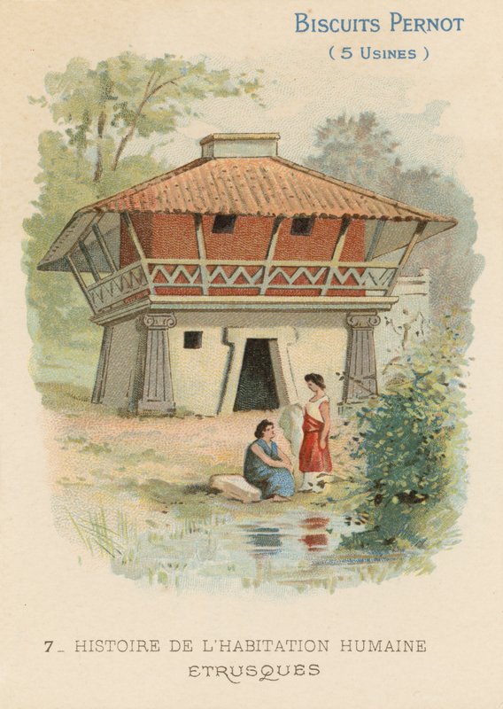 Etruscan House by French School