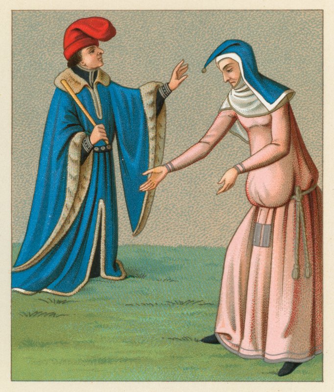Europe Middle Ages Costume by French School