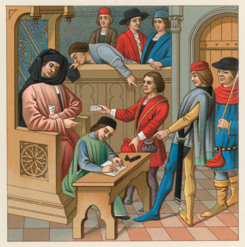 Europe Middle Ages Costume by French School