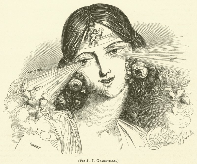 Eyes of Love by French School
