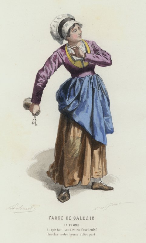 Farce of Calbain by French School