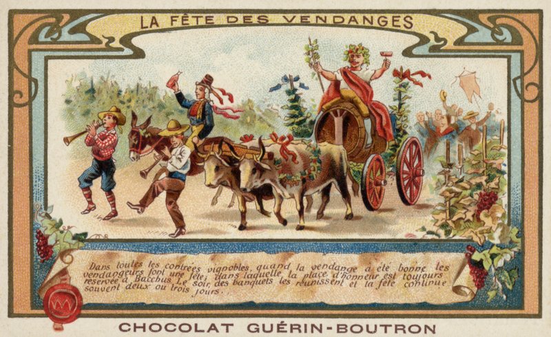Festival of the Grape Harvest by French School