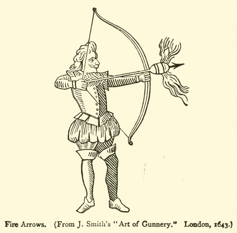 Fire Arrows by French School