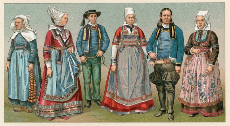 France Costume by French School