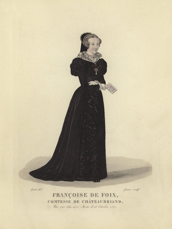 Francoise de Foix, Countess of Chateaubriand by French School