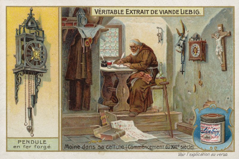 French Meat Extract (Bouillon), Monk in Prison by French School