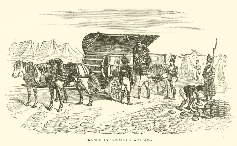 French Intendance Waggon by French School