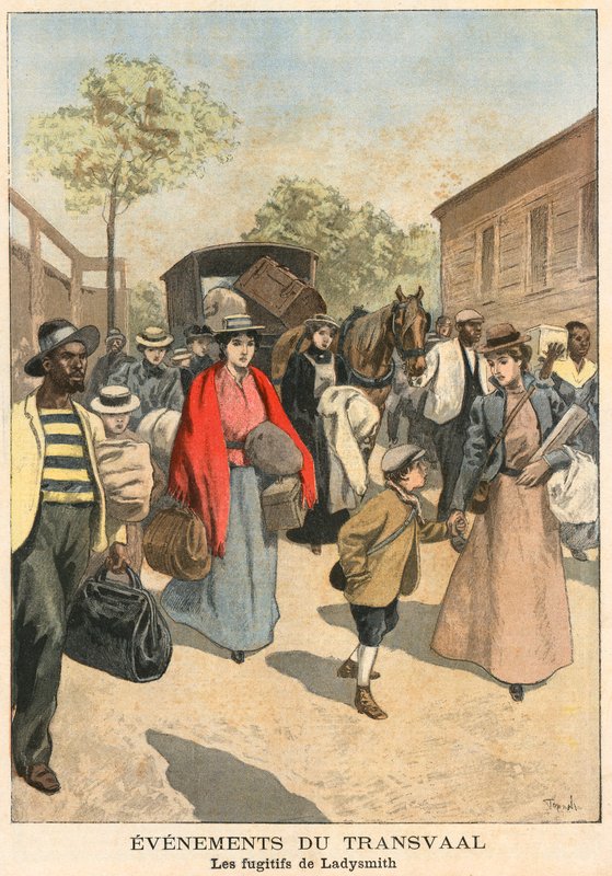 Fugitives from Ladysmith by French School