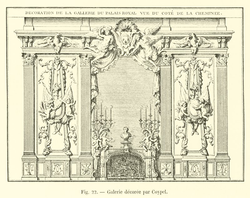 Gallery Decorated by Coypel by French School