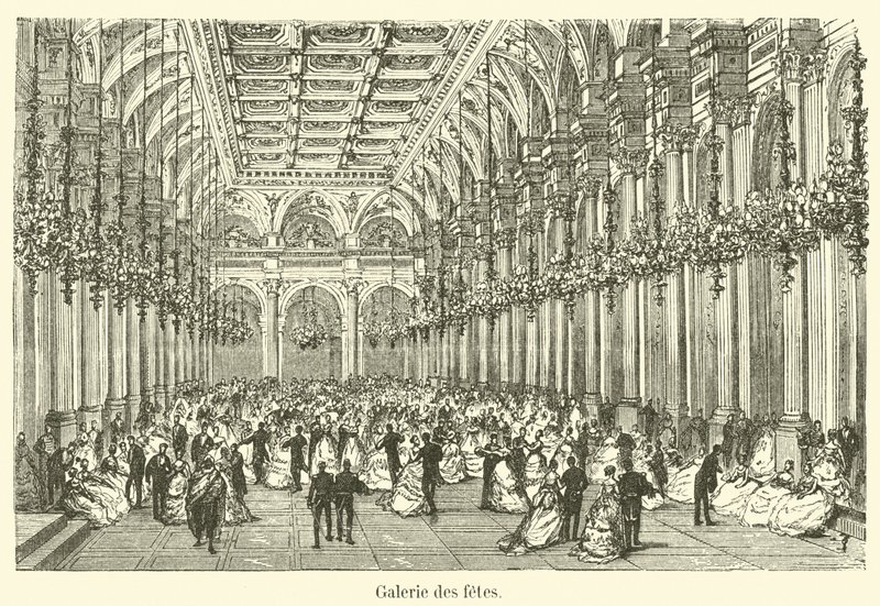 Gallery of festivities by French School