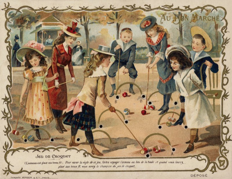 Game of Croquet by French School