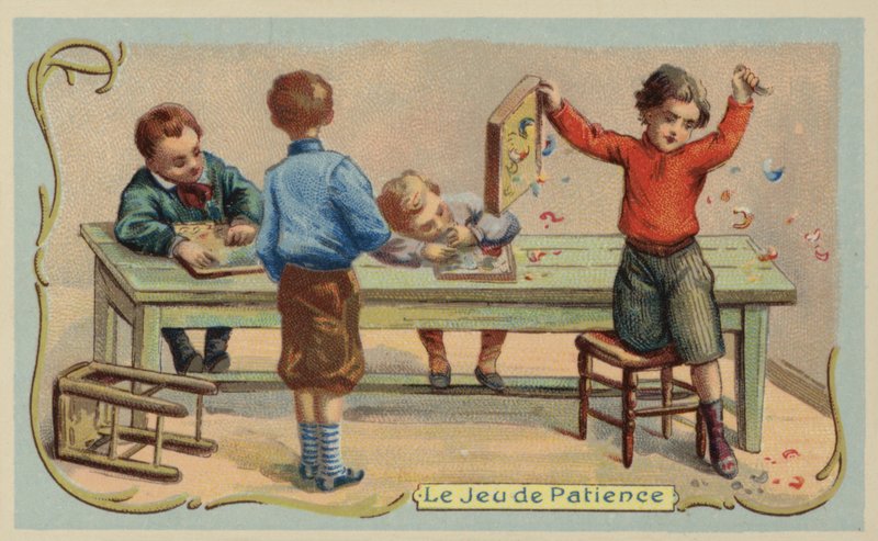 Game of patience by French School