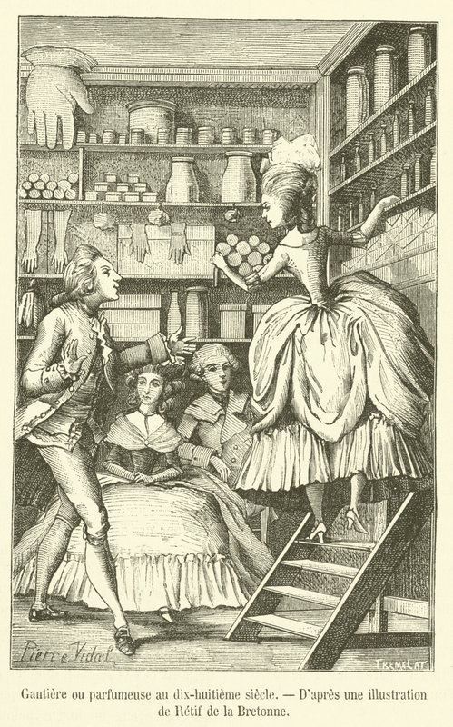 Glovemaker or Perfumer in the Eighteenth Century by French School