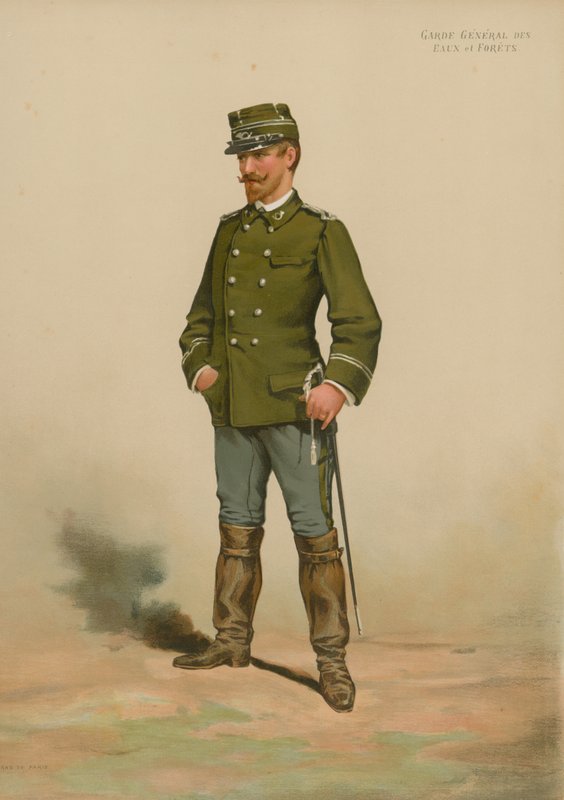 General Water and Forest Guard by French School