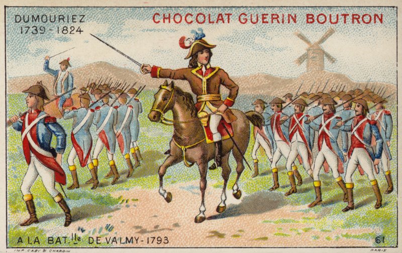 General Dumouriez at the Battle of Valmy by French School