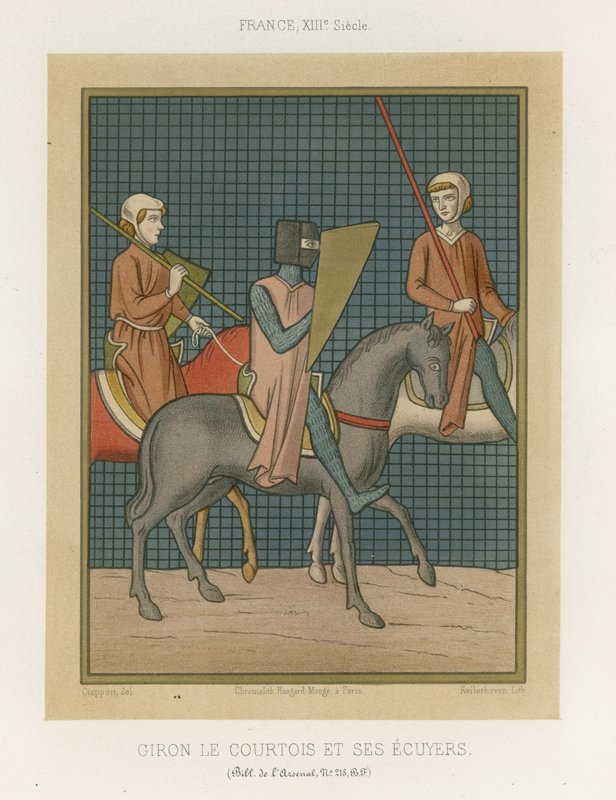 Guiron le Courtois and the Squires by French School