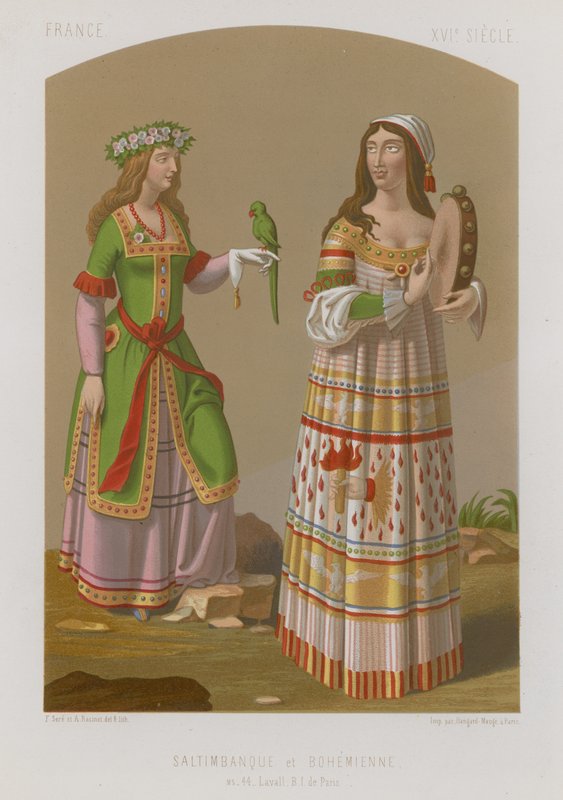 Gypsy and Bohemian Women by French School