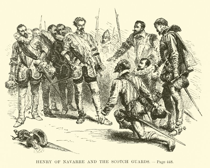 Henry of Navarre and the Scotch Guards by French School