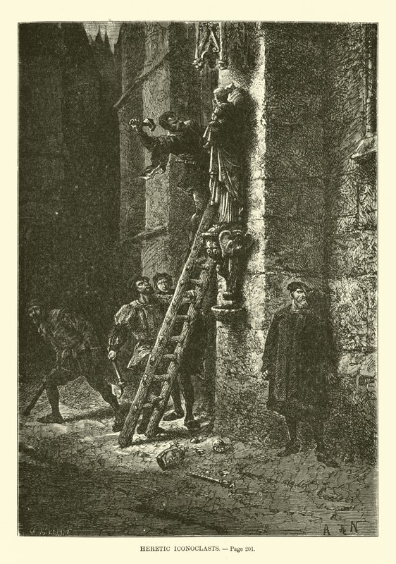 Heretic Iconoclasts by French School