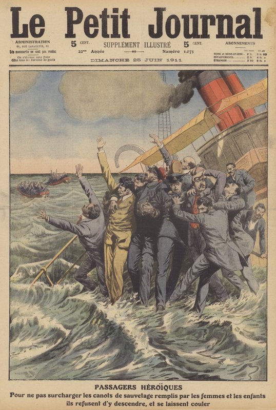 Heroic Passengers by French School