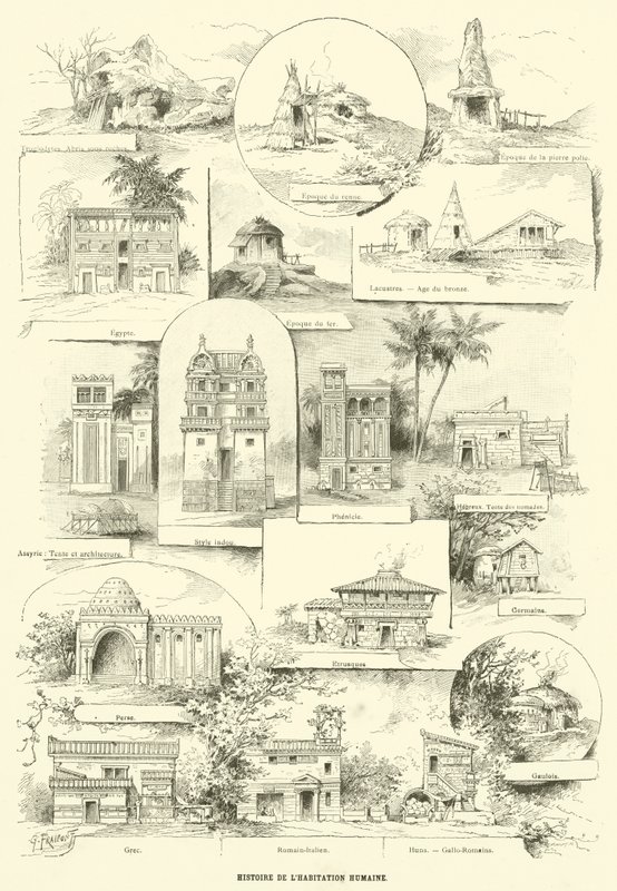 History of Human Habitation by French School