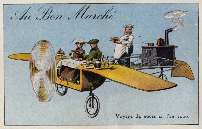 Honeymoon in the year 2000 by French School