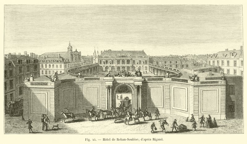 Hotel de Rohan-Soubise; after Rigaud by French School