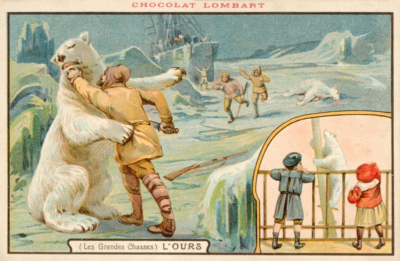 Hunting polar bears by French School