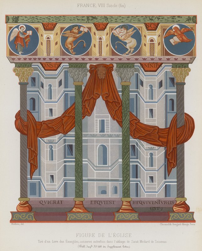 Image of a church by French School
