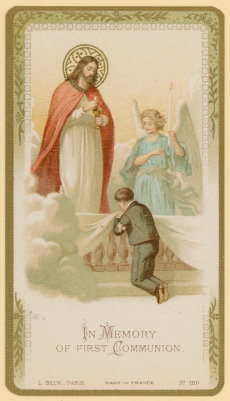 In Memory of First Communion by French School