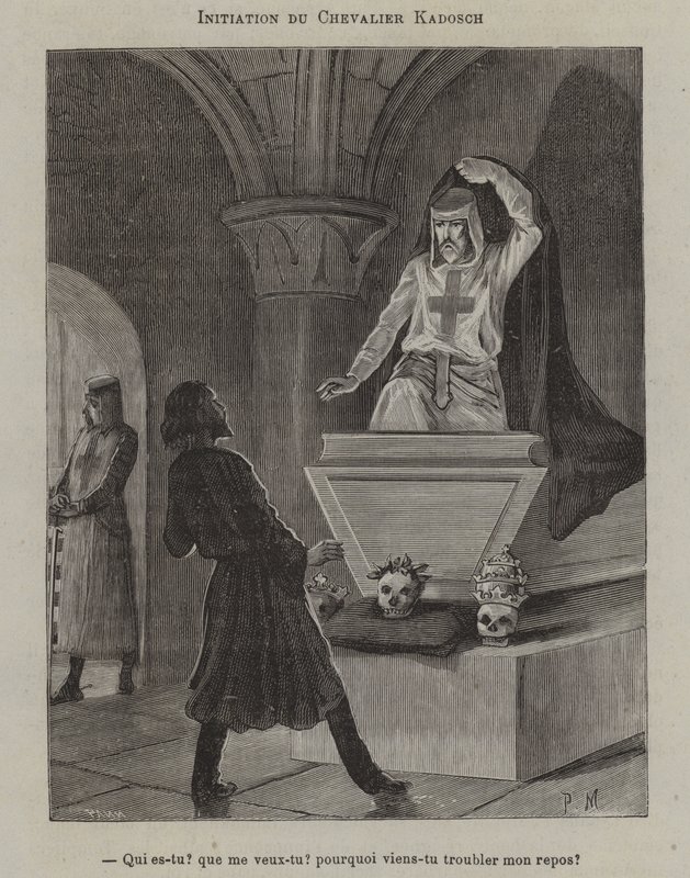 Initiation of a Knight Kadosch by French School